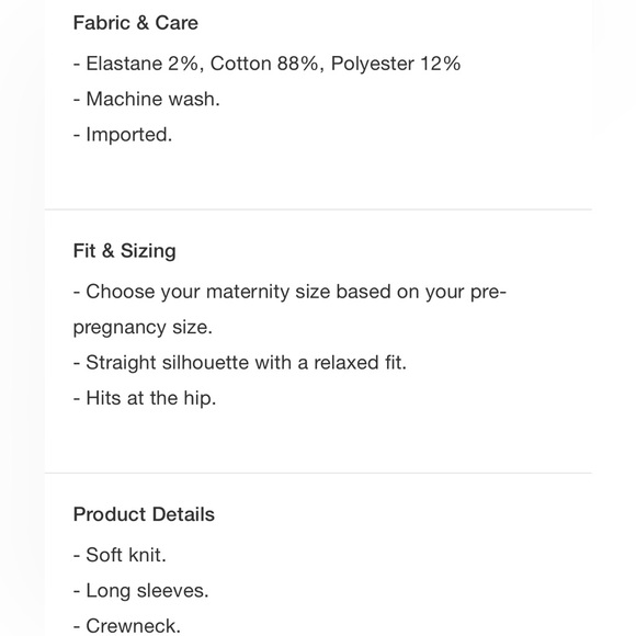 Gap maternity sweatshirt - Picture 6 of 6